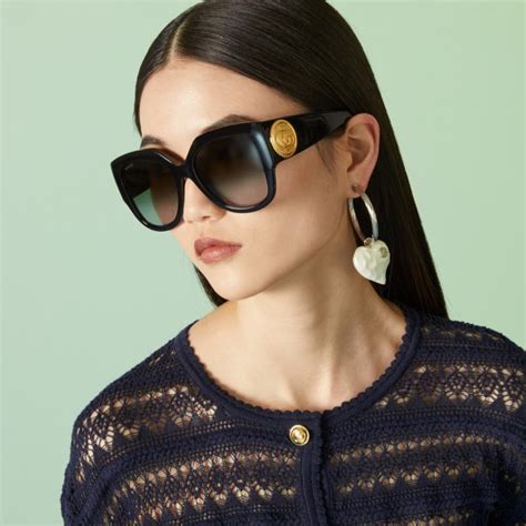 gucci gg1407s|Gucci™ GG1407S Oversized Sunglasses .